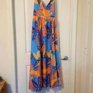 Multi color maxi dress